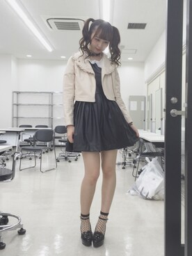 「BUBBLES（バブルス）のアイテム（ブレスレット）」を使った、バイちゃんさん（レディース・171cm）の春コーディネート