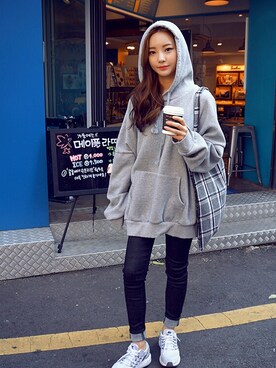 「chuu（チュー）のアイテム」を使った、츄さん（レディース・164cm）の秋コーディネート