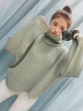 「chuu（チュー）のアイテム」を使った、츄さん（レディース・164cm）の冬コーディネート