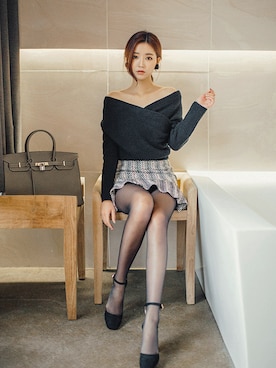 「skirt」｜츄さん（レディース・164cm）の冬コーディネート