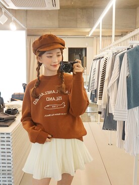 「chuu（チュー）のアイテム」を使った、츄さん（レディース・164cm）の冬コーディネート