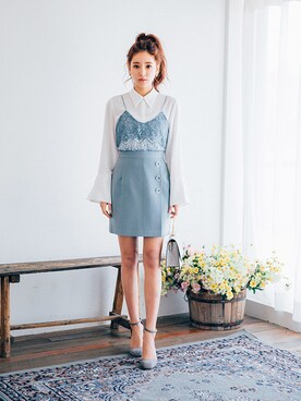 「데일리룩」｜츄さん（レディース・164cm）の冬コーディネート