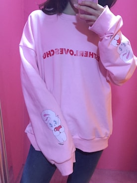「chuu（チュー）のアイテム」を使った、츄さん（レディース・164cm）の秋コーディネート