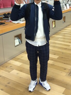 「SHIPS GENERAL SUPPLY（シップスジェネラルサプライ）のアイテム（ジャケット/アウター）」を使った、やーすーさん（メンズ・172cm）の春コーディネート