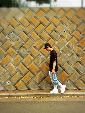 らすとおさむらいさんのコーディネート