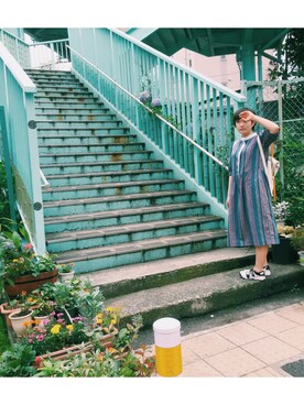 らすとおさむらいさんのコーディネート