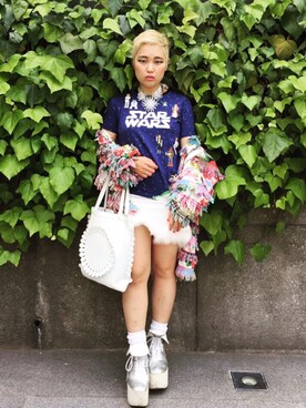 「アイテム（ブーツ、シルバー系）」を使った、NONOKOさん（レディース・151cm）の秋コーディネート