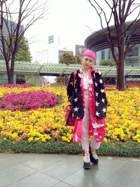 「和風」｜「アイテム（その他アウター）」を使った、NONOKOさん（レディース・151cm）の秋コーディネート