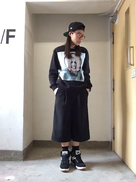 「EWING（ユーイング）のアイテム」を使った、YEEHOXX さん（レディース・170cm）の春コーディネート