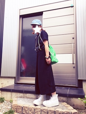 「MONKI」｜RYOKOさん（レディース・151cm）の夏コーディネート