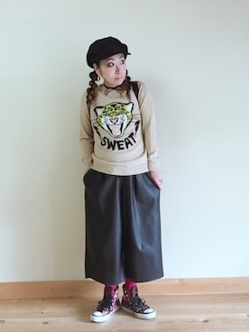 「参観日」｜RYOKOさん（レディース・151cm）の秋コーディネート