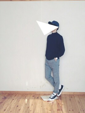 「CONVERSE（コンバース）のCONVERSE コンバース ジャック パーセル / JACK PURCEL（スニーカー）」を使った、genさん（メンズ・178cm）の春コーディネート