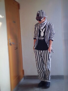 「D&G（ディーアンドジー）のアイテム（その他）」を使った、D-STYLEさん（メンズ・167cm）の秋コーディネート