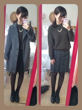 あいなさん（レディース・158cm）の冬コーディネート