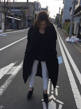 「153cm」｜「アイテム（ブーティ）」を使った、YUKIE.runanaさん（レディース・153cm）の秋コーディネート