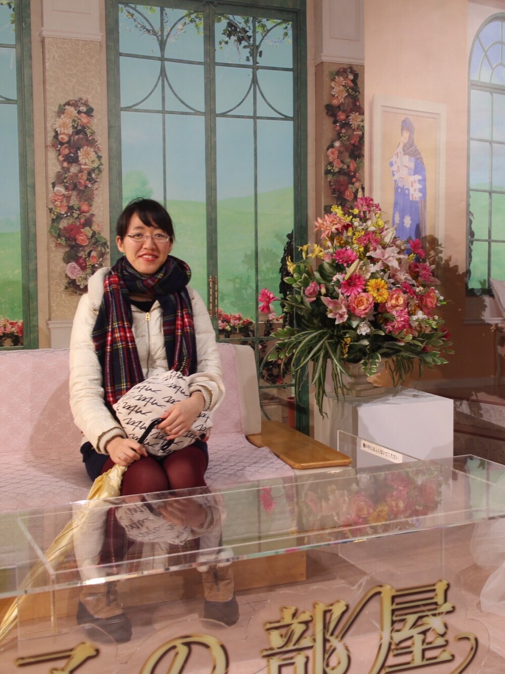 「NIRAME.CO」｜「NIRAME.COのアイテム（マフラー、その他）」を使った、birukawaさん（レディース・169cm）の冬コーディネートの1枚目の写真
