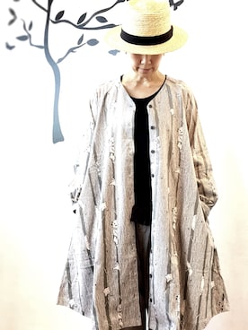 「marble sud（マーブルシュッド）のアイテム」を使った、スプーンさん（レディース・158cm）の夏コーディネート