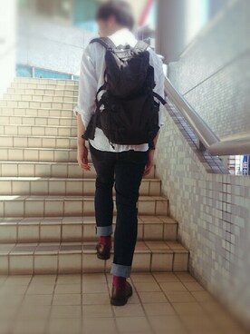 「ability（アビリティ）のアイテム（シューズ）」を使った、kan-deenさん（メンズ・177cm）の秋コーディネート