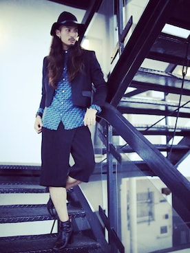 「MARC JACOBS（マークジェイコブス）のアイテム（シャツ/ブラウス）」を使った、榊原清一 さん（メンズ・177cm）の夏コーディネート