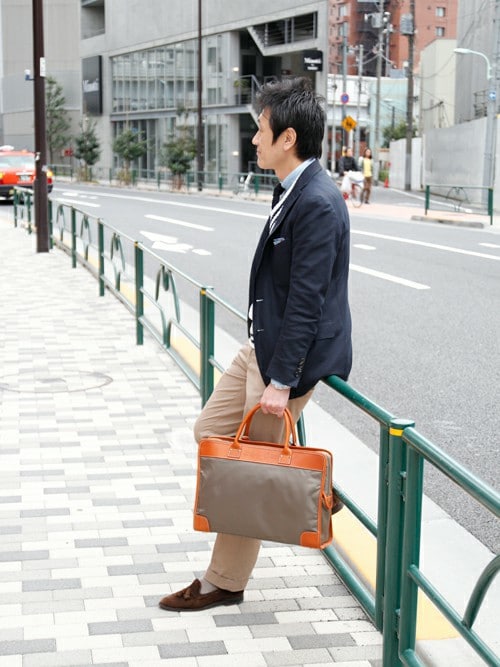 青山店 Felisiのビジネスバッグを使ったコーディネート Wear