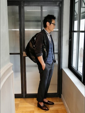 青山店④さん（メンズ・170cm）の夏コーディネート