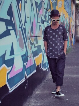 イシバシトモヒロさん（メンズ・173cm）の夏コーディネート