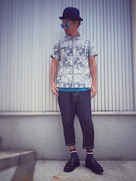 イシバシトモヒロさん(メンズ・173cm)の夏コーディネート