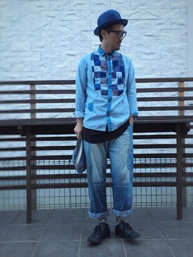 イシバシトモヒロさん（メンズ・173cm）の秋コーディネート