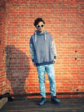 イシバシトモヒロさん（メンズ・173cm）の冬コーディネート