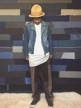 イシバシトモヒロさん（メンズ・173cm）の秋コーディネート