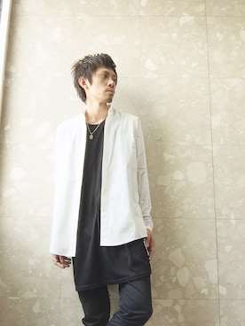 「アイテム（その他トップス）」を使った、AKKYさん（メンズ・172cm）の夏コーディネート