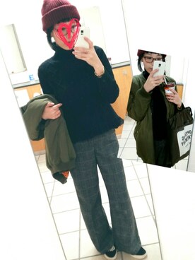 ぴこさん（レディース・166cm）の冬コーディネート