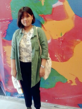 「ORENDA（オレンダ）のアイテム」を使った、LittleDollarさん（レディース・160cm）の春コーディネート