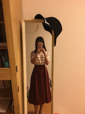 「snidel」｜「アイテム（スウェット）」を使った、Euphy  Fanさん（レディース・165cm）の秋コーディネート