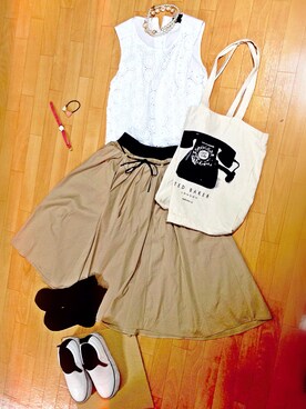 すよんさん（レディース・158cm）の夏コーディネート