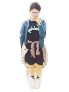 「ウォーキングスタイル」｜「アイテム（ブルゾン）」を使った、guriさん（レディース・162cm）の春コーディネート