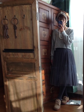 「アイテム（スカート）」を使った、yazawa193さん（レディース・165cm・50代）の冬コーディネート