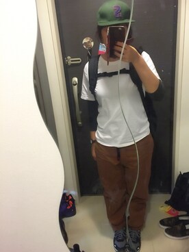 「チープカシオ」｜「アイテム（その他）」を使った、mu-さん（レディース・160cm）の冬コーディネート
