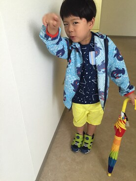 mu-さん（キッズ・100cm）の夏コーディネート