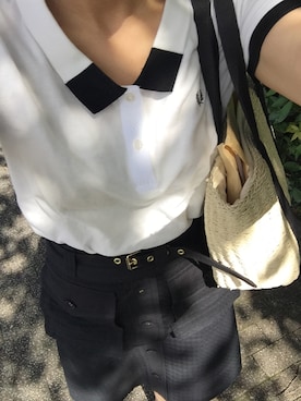 「Marc by Marc Jacobs（マークバイマークジェイコブス）のアイテム（スカート）」を使った、mu-さん（レディース・161cm）の夏コーディネート