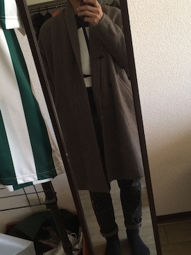 「アイテム（ステンカラーコート）」を使った、ヒロキチさん（メンズ・167cm・10代）の冬コーディネート