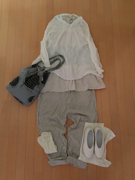 「カンフーシューズ」｜なお なお。さん（レディース・159cm）の夏コーディネート