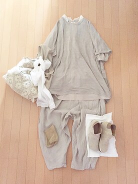 「ヴェリテクール」｜なお なお。さん（レディース・159cm）の夏コーディネート