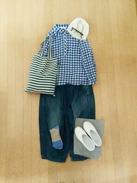 「カンフーシューズ」｜なお なお。さん（レディース・159cm）の秋コーディネート