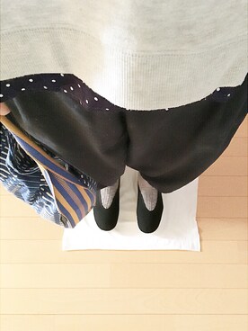 「カンフーシューズ」｜なお なお。さん（レディース・159cm）の秋コーディネート