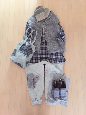 「Calimar（カリマール）のアイテム」を使った、なお なお。さん（レディース・159cm）の秋コーディネート