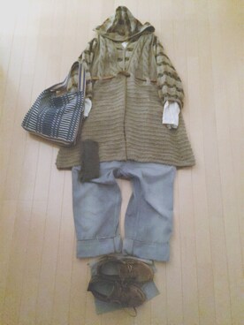 「Peroto（ペロト）のアイテム」を使った、なお なお。さん（レディース・159cm）の冬コーディネート