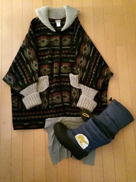 「Peroto（ペロト）のアイテム」を使った、なお なお。さん（レディース・159cm）の冬コーディネート