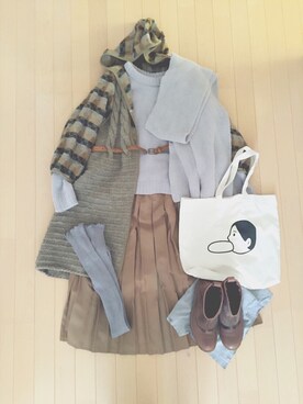 「Peroto（ペロト）のアイテム」を使った、なお なお。さん（レディース・159cm）の冬コーディネート