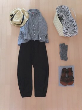 「ROBERTA SETTELS（ロベルタセッタ）のアイテム（シューズ）」を使った、なお なお。さん（レディース・159cm）の夏コーディネート